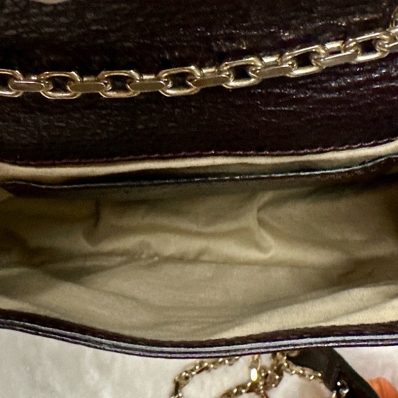 Chloe Mini Leather Crossbody with Chain Snap Closure - Picture 9 of 14